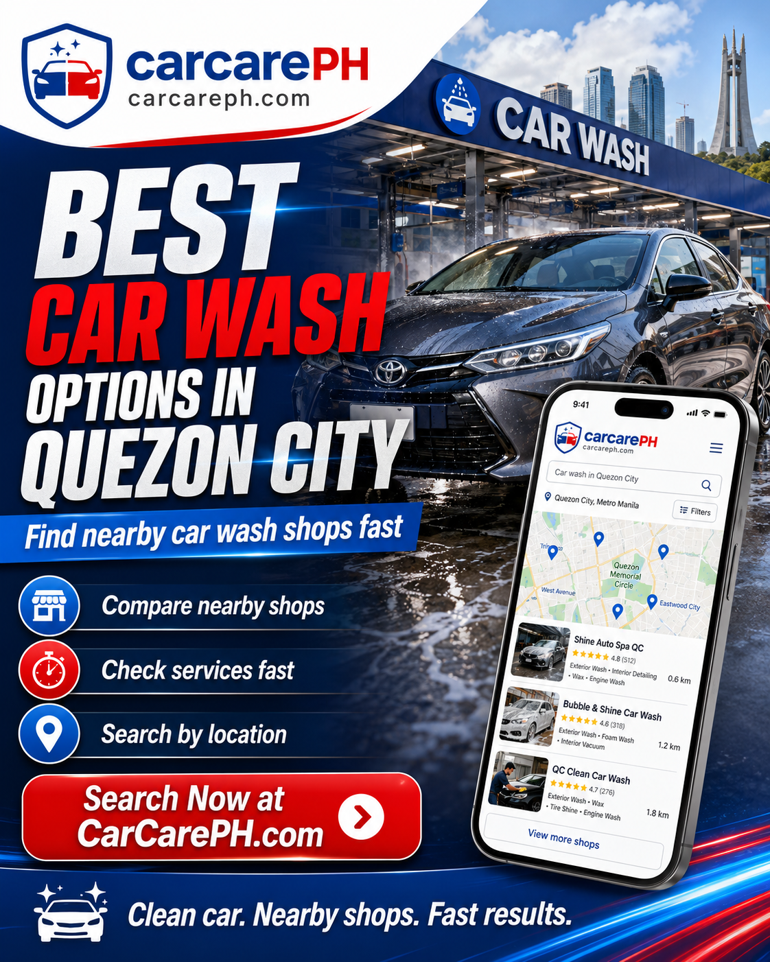 Best Car Wash Options in Quezon City
