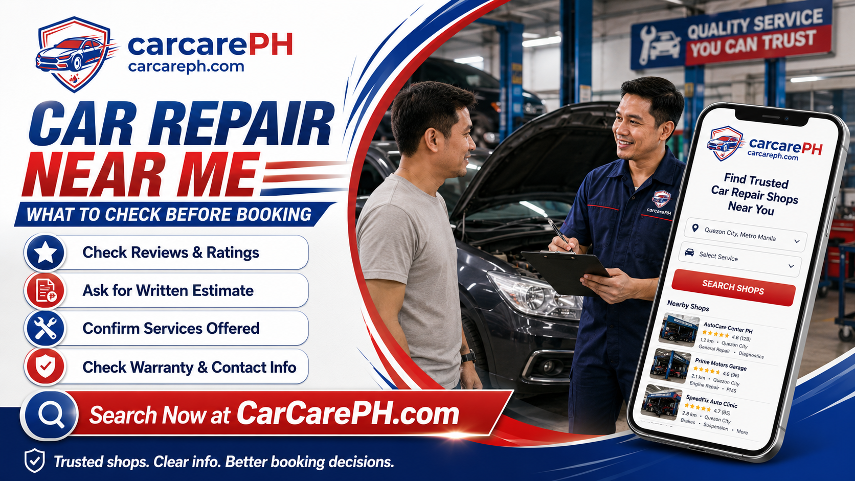 Car Repair Near Me: What to Check Before Booking in the Philippines